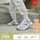 耐克（NIKE）AL8女子運動(dòng)鞋秋季復古跑鞋風(fēng)透氣翻毛皮網(wǎng)眼時(shí)尚FJ3794 101白/金屬銀/煙灰/黑/淺灰 38