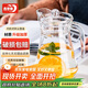 青蘋果家用涼水壺玻璃冷水壺飲料壺茶水壺水杯高顏值玻璃茶杯1.3L