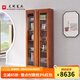 光明家具 【線下同款】實木書架現(xiàn)代中式書架書房家具落地書柜 6372 兩門書柜