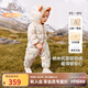 英氏（YEEHOO）兒童羽絨服秋冬納米抗菌輕薄款嬰兒羽絨服連體衣