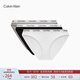 Calvin Klein內衣女士三條裝循環(huán)提花ck舒適棉質(zhì)彈力透氣性感比基尼三角內褲女 MP1-太空黑/淺灰色/月光白 3條 M
