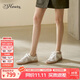 73Hours女鞋布朗尼2025新款輕便復古德訓鞋百搭軟底運動板鞋
