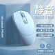 AZMI無線鼠標(biāo)藍(lán)牙雙模辦公靜音男女生可充電適用華碩惠普聯(lián)想戴爾筆記本電腦游戲2025無限 天空藍(lán)/單?！?.4G無線版】-充電/靜音按鍵