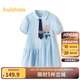 巴拉巴拉女童裙子兒童連衣裙2025夏條紋襯衫裙子208225111047