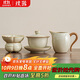 璞器汝窯蓋碗公道杯茶漏功夫茶具三件套三才碗過(guò)濾網(wǎng)茶濾茶海泡茶碗