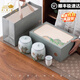 君茗若水正宗安徽太平猴魁2025明前特級新茶高檔陶瓷罐禮盒裝送禮長(cháng)輩 特級猴魁滿(mǎn)庭芳禮盒200g