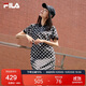 FILA 斐樂(lè )官方女子連衣裙夏季時(shí)尚休閑針織裙