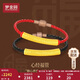 夢(mèng)金園 七夕禮物 黃金轉(zhuǎn)運(yùn)珠3D硬金心經(jīng)福管經(jīng)文筒珠紅繩手環(huán)情侶款