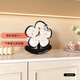 LZJV中古風(fēng)桌面時(shí)鐘擺件可搖擺創(chuàng  )意花卉鐘表擺放式電視柜床頭裝飾畫(huà) 擺鐘/A款(尺寸：20*25)