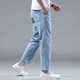 AEMAPE牛仔褲男士純棉2026春秋季新款爸爸裝寬松直筒中青年商務(wù)長(cháng)褲子男 9342BJ淺藍色九分 30 【腰圍2尺3】