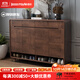 雷勒（rayle）實(shí)木鞋柜家用門(mén)口新款簡(jiǎn)約現代進(jìn)入戶(hù)門(mén)客廳玄關(guān)柜收納儲物一體柜 YX04鞋柜實(shí)木包送裝140*36*101cm