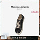 Maison Margiela馬吉拉Tabi分趾女鞋餅干鞋平底帆布鞋休閑鞋情侶單鞋 H0958黑色（建議選小一碼） 38