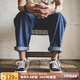 馬登工裝開(kāi)口笑帆布鞋男ins潮流百搭休閑鞋低幫小眾潮鞋情侶滑板鞋 黑色 【輕便透氣/平底/夏季男鞋】 41 (255mm) 男碼