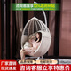 紫葉（ziye）陽臺(tái)吊椅吊籃藤椅室內(nèi)網(wǎng)紅鳥巢秋千搖椅家用臥室搖籃椅