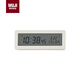 無(wú)印良品（MUJI）電子鐘（附帶大聲鬧鐘功能）擺臺式夜光時(shí)鐘 LAB7CC3S 白色 長(cháng)149*寬53*高56mm