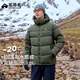 拓路者雪豹鵝絨服男800蓬戶(hù)外高山羽絨服防風(fēng)拒水登山服輕暖連帽外套