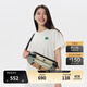 KOLON SPORT/可隆腰包 男女同款防潑水撞色可拆卸肩帶菱格露營(yíng)休閑小包 LUBH4AT003-CA 駝色 XXX