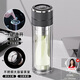 艾曼格（IMOGY）節日禮物雙層玻璃杯男士高端泡茶杯茶水分離速開(kāi)杯車(chē)載燜茶水杯
