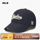 MLB帽子男女仿牛仔棒球帽刺繡大LOGO學(xué)院風(fēng)3ACPQM04N-50NYD-F