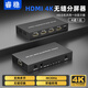 睿穩 HDMI分屏器 四進(jìn)一出電腦屏幕分割dnf大話(huà)游戲4口可轉dvi秒無(wú)縫切換器四畫(huà)面分割器多開(kāi) HDMI分屏器