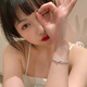 伊燦韓國蝴蝶結(jié)抽拉水鉆手鏈女小眾設(shè)計感高級手環(huán)2025年新款爆款手飾 蝴蝶結(jié)抽拉水鉆手鏈