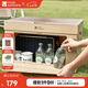 牧高笛（MOBIGARDEN）收納箱 戶外露營野餐帶桌板折疊儲(chǔ)物箱睿納50L NX23685004 和風(fēng)沙