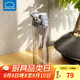 樂扣樂扣（LOCK&LOCK）人魚線塑料運動水杯夏天便攜水壺帶刻度提手男女水杯子700ML灰色
