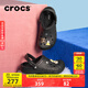 CROCS卡駱馳秋冬新品暖棉洞洞鞋男女秋冬款貝雅暖棉拖鞋|205969 黑/黑-060(建議買(mǎi)大一碼) 41 /42(260mm)