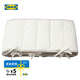宜家（IKEA）LENAST雷納斯特寶寶防撞床圍頭保護安全靠墊嬰兒床護欄 帶有圓點(diǎn)/白色灰色60x120cm
