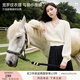 香影法式v領(lǐng)玫粉色減齡針織上衣女秋裝2025新款鏤空毛衣開(kāi)衫外套 米色 L