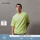Calvin KleinJeans夏季男士戶(hù)外休閑通勤ck印花防曬平紋寬松短袖T恤J325511 LKQ-蘋(píng)果綠 M