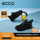 愛步（ECCO）休閑鞋男 網(wǎng)面透氣輕盈徒步舒適運(yùn)動跑步鞋 靈動525254 黑色42