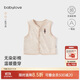 babylove嬰兒馬甲春秋季純棉外穿保暖上衣男女寶寶彩棉簡(jiǎn)約百搭背心坎肩