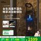 奧享（woesom）德國全銅體沐浴花灑套裝置物數顯智能恒溫浴室淋浴甜甜圈花灑 經(jīng)典款 氛圍燈恒溫數顯-黑色