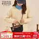 Teenie Weenie單肩小熊餃子包通勤女生小托特斜跨包送女友開(kāi)學(xué)季禮物