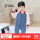 奧特曼衣服男童睡衣秋冬季加厚珊瑚絨連體衣兒童家居服男寶寶法蘭絨童裝 藍色奧特曼 80 建議75-85cm9-12月