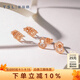 謝瑞麟（TSL）18K金耳釘女幸運(yùn)守護(hù)葫蘆彩金耳環(huán)耳飾BE186-BE187 BE186-葫蘆