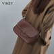 viney新款托特包包女包牛皮斜挎包品牌單肩包生日禮物送女友老婆 【咖啡色】高級感實(shí)用高端通勤大容量腋下包 時(shí)尚輕奢ck風(fēng)休閑百搭手提郵差包