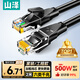 山澤 六類(lèi)網(wǎng)線(xiàn) 2米千兆高速寬帶線(xiàn) CAT6類(lèi)家用電腦路由器5g網(wǎng)絡(luò )工程監控線(xiàn)8芯成品跳線(xiàn)2.5g黑色 WD6020