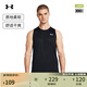 安德瑪（UNDERARMOUR）春夏Tech男子訓(xùn)練運動背心1382795 黑色001 L