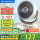 艾美特（AIRMATE）風(fēng)扇空氣循環(huán)扇桌面電風(fēng)扇臺式家用辦公室宿舍床上直流節能靜享輕音搖頭戶(hù)外大風(fēng)量風(fēng)扇 【直流觸屏遙控+可接充電寶】FA15-R106