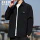 JEEP SPIRIT吉普長(zhǎng)袖襯衫男秋季休閑外套男寬松百搭長(zhǎng)袖襯衣潮男上衣男裝