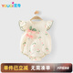 優(yōu)奇嬰兒衣服2025夏季薄款女寶寶包屁衣超萌可愛(ài)哈衣新生兒外出爬爬服
