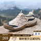 駱駝（CAMEL）【踏山】戶外登山鞋男夏季新款透氣舒適徒步運(yùn)動工裝鞋子 G14S342046 杏色 42