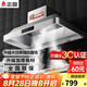 志高（CHIGO）商用油煙機(jī)凈化一體機(jī)不銹鋼煙罩商業(yè)抽油煙凈化器低空大吸力排煙罩大功率抽煙機(jī)廚房吸煙機(jī)設(shè)備 1m高配 單電機(jī)【1200w觸摸屏】 自行安裝