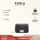 芙拉（FURLA）【禮物】1927羊皮迷你小包女士時(shí)尚菱格鏈條包單肩斜挎包 黑色