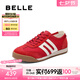 百麗（Belle）小輕甘2.0透氣休閑鞋女2025夏新商場同款舒適德訓鞋D3W1DBM5 紅色 38 (240mm)
