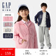 GAP【大小童同款】男女童2025春季新款logo連帽衛(wèi)衣兒童裝687286