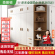森普頓衣柜臥室平開(kāi)門(mén)組合現代簡(jiǎn)易家用柜子收納衣櫥(可升級實(shí)木生態(tài)板) 五門(mén)2米衣柜+頂柜+0.5角柜