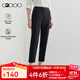 G2000【易打理】女裝2025春秋商場同款可機(jī)洗正裝煙管褲西褲【合G2】 黑色 38